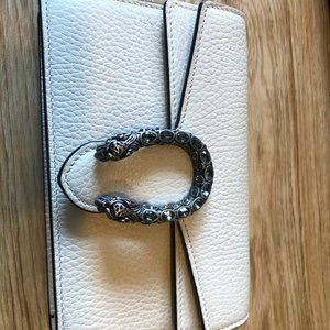 Gucci Supermini Dionysus White Leather